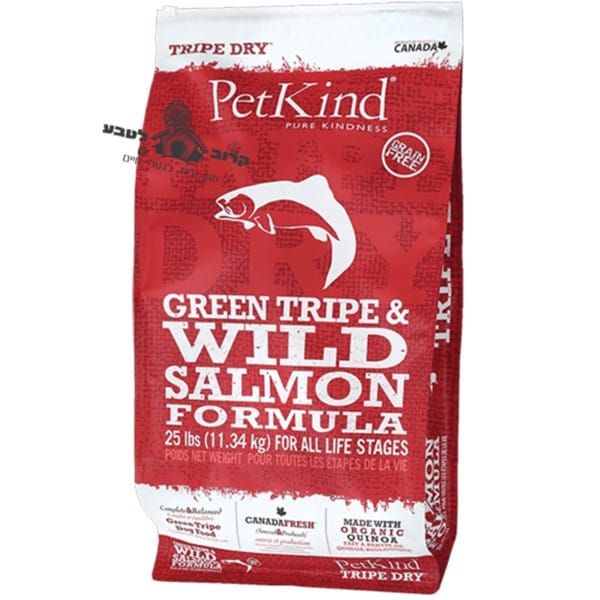 פטקיינד אוכל לכלב - Petkind - סלמון ללא דגנים על בסיס קירשה - שק 11.3 ק"ג 