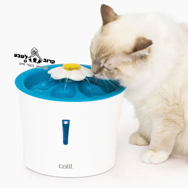 מזרקת מים עם פרח לד 3L לחתולים Catit