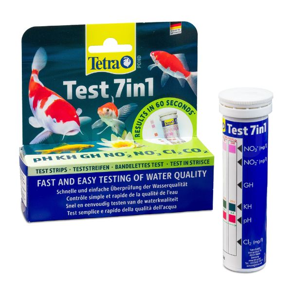 ערכת בדיקת מים לבריכות נוי טטרה Tetra Pond Test 7in1 קרוב לטבע