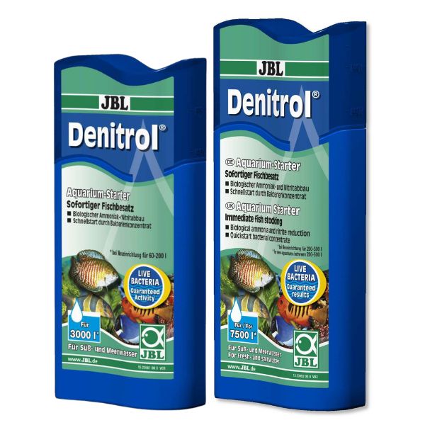 תכשיר בקטריה חיה לאקווריום JBL Denitrol במגוון גדלים בחנות קרוב לטבע